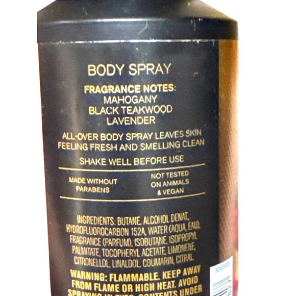 Bath‎ & Body Works Mahogany Teakwood Mens 4-Piece Set NEW - Picture 2 of 2